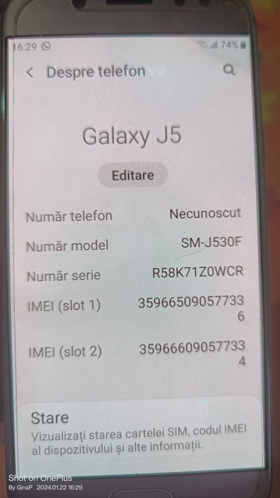 Vând telefon J5(2017)