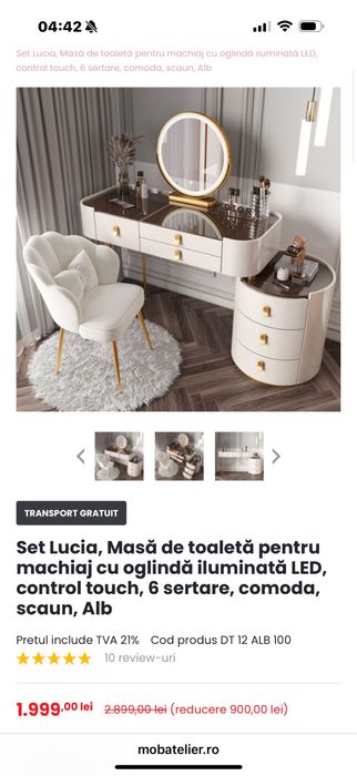 Masuta de machiaj