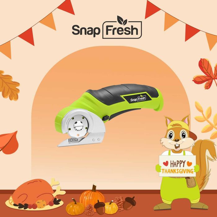 SnapFresh електрически ножица 4V с 2 авто-острящи се ножа