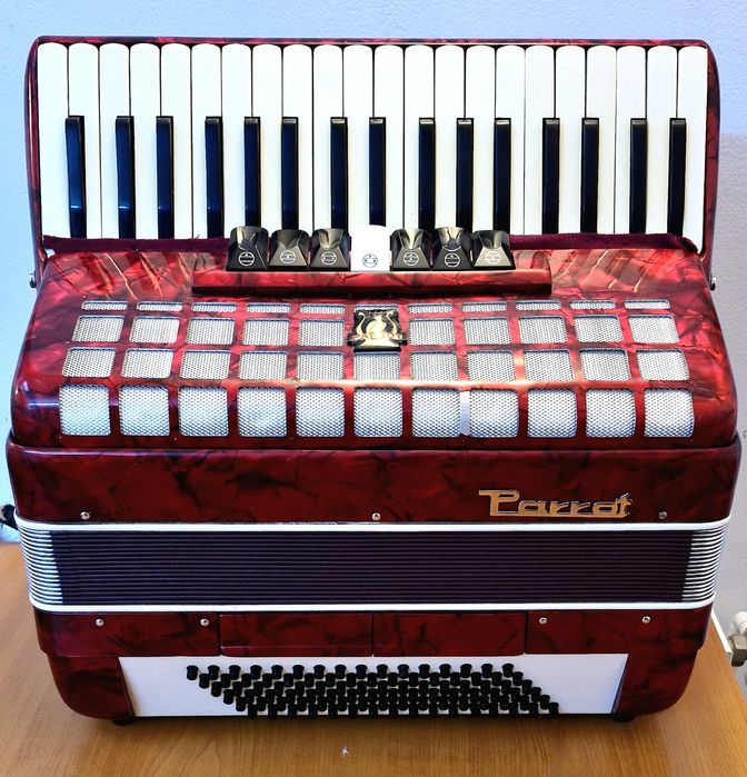 Acordeon Parrot cu 96 basi