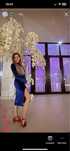 Rochie bby midi albastru regal