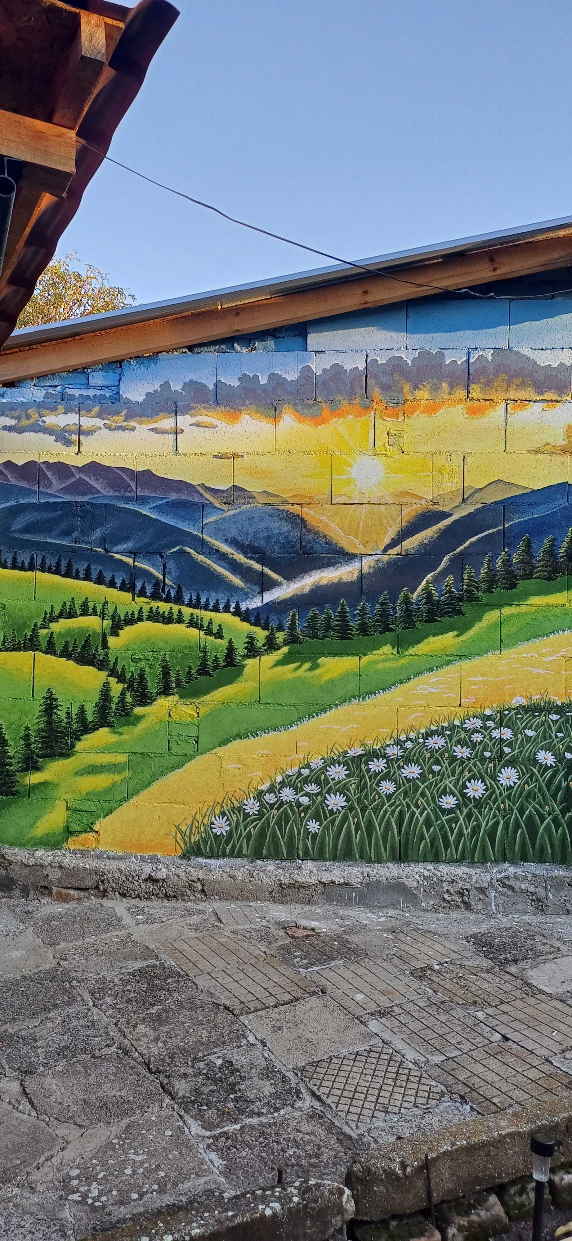 Рисунки върху стена