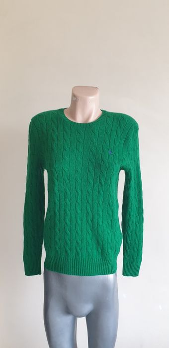 POLO Ralph Lauren Cable Wool / Cashmere Knit  M НОВО ОРИГИНАЛ Дамски П