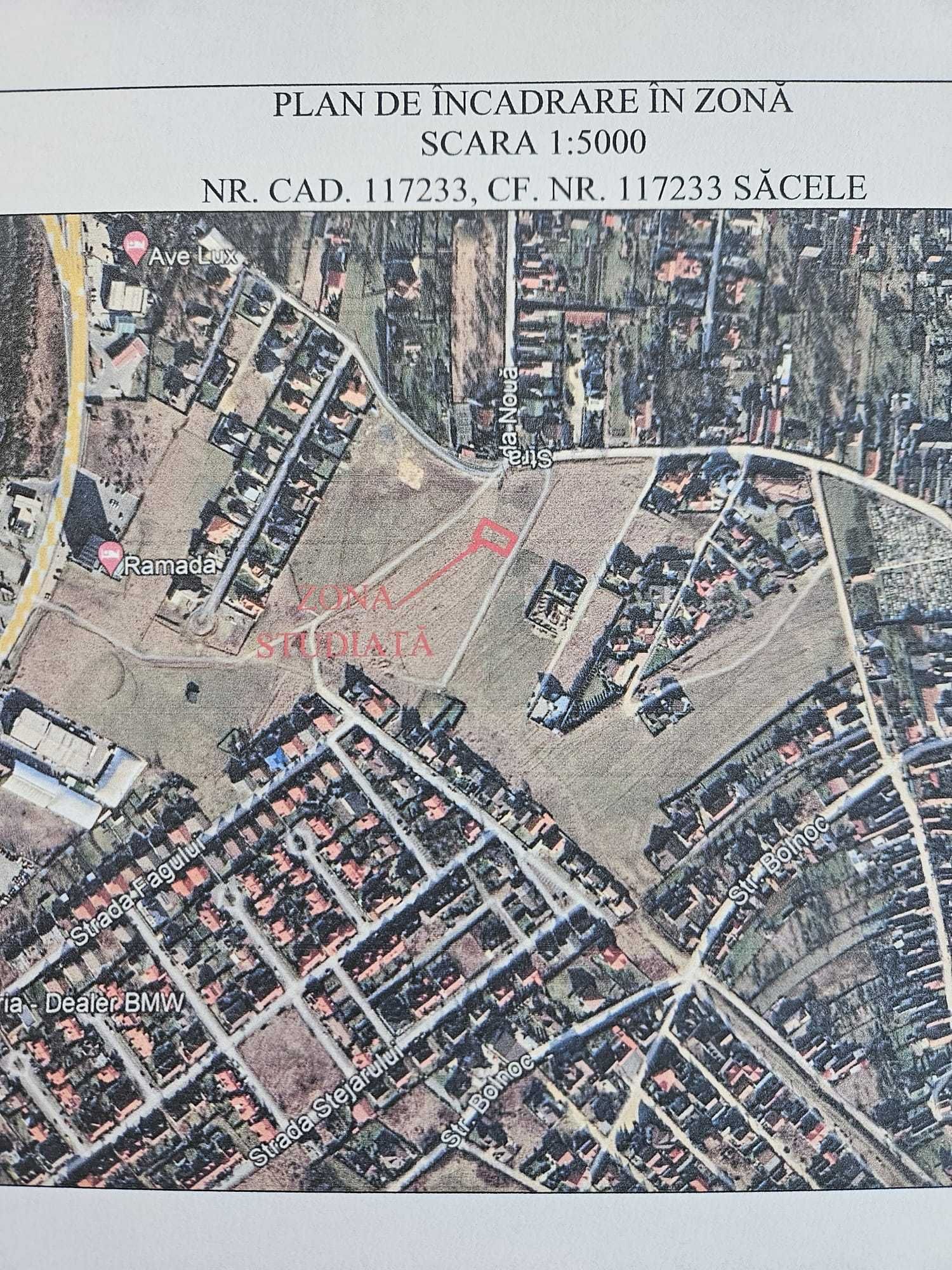 De vânzare – 5 terenuri în Săcele, zona Bunloc