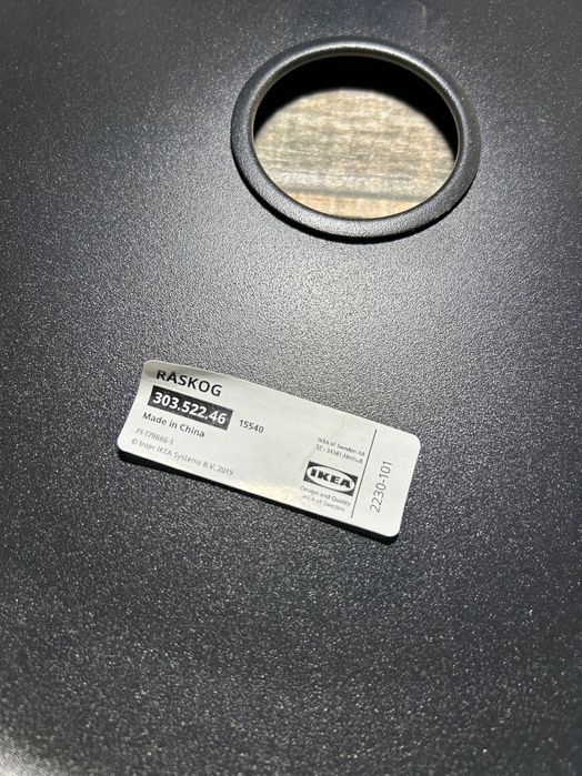 Set 6 scaune de bar IKEA RÅSKOG - culoare negru/antracit