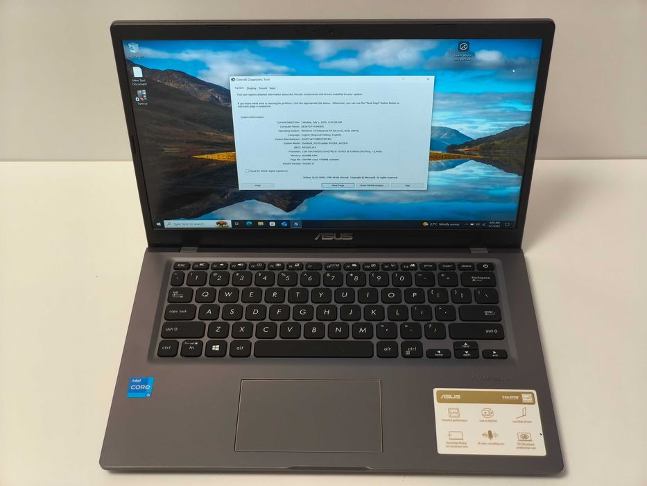 laptop ultraportabil Asus Vivobook X415EA i5 1135G7 8gb ram ssd 256gb