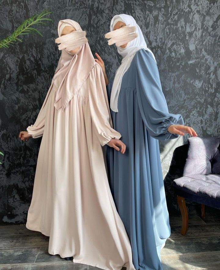 Платье мусульманское, абайное платье, платье кулиска