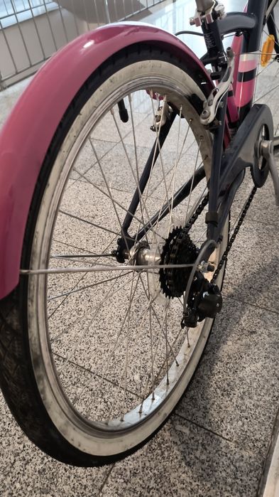 Bicicletă pentru fete B'TWIN, cu roți de 24 inci