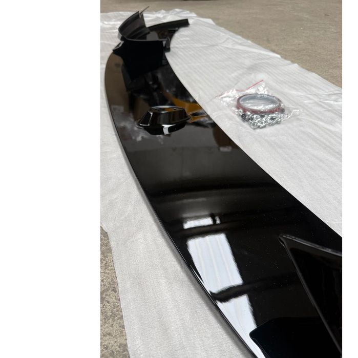 Lip prelungire buza bara fata M-Tech BMW Seria 5 F10 F11 Negru Lucios