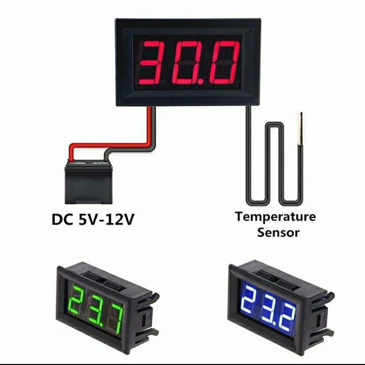 Termometru digital 12V