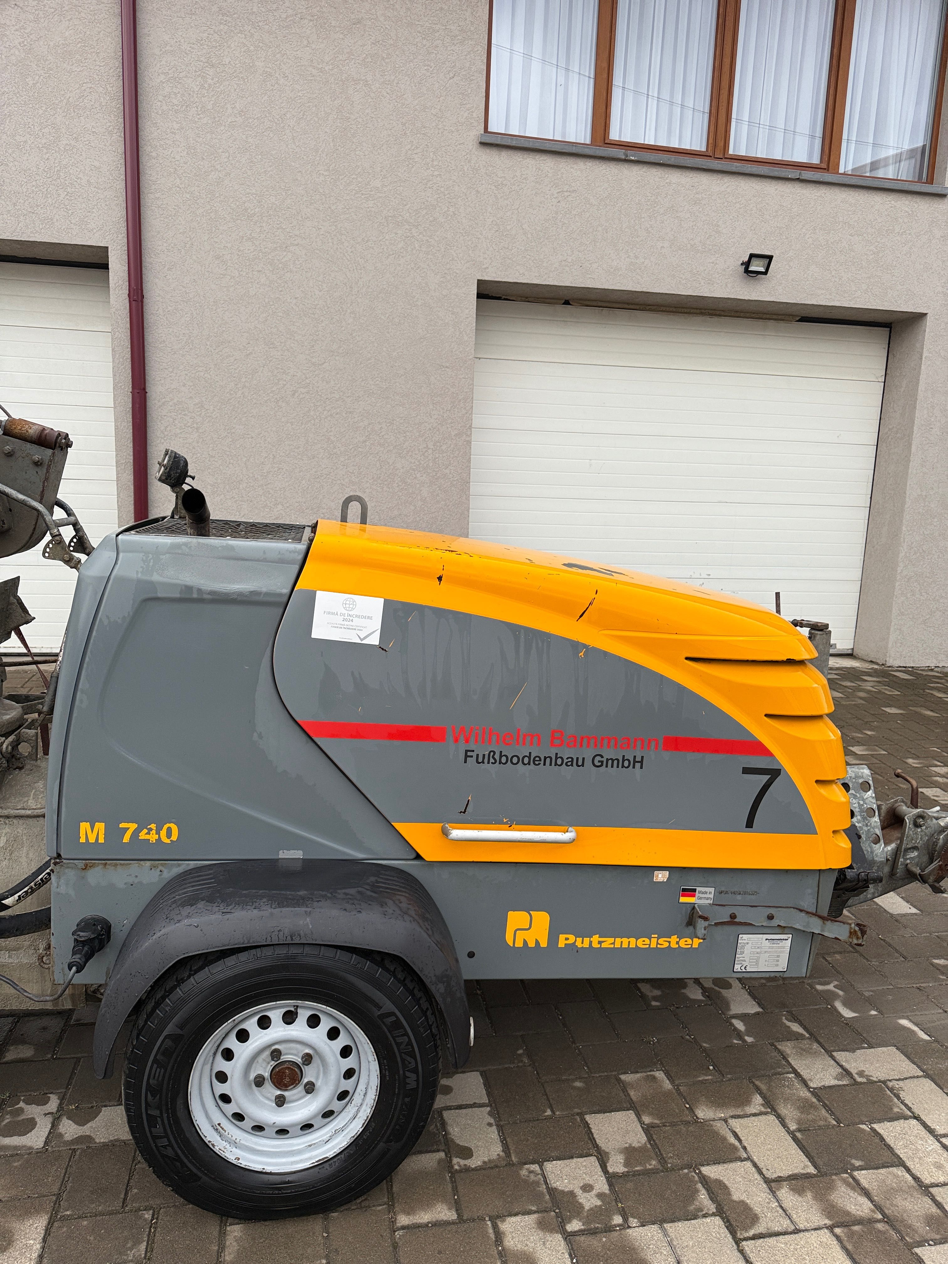 Pompa de Sapa Putzmeister M740 DBS 2019 TVA inclus