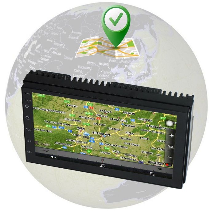 GPS навигация мултимедия 7" инча, RDS, IPS, Mirror link, WiFI, GPS