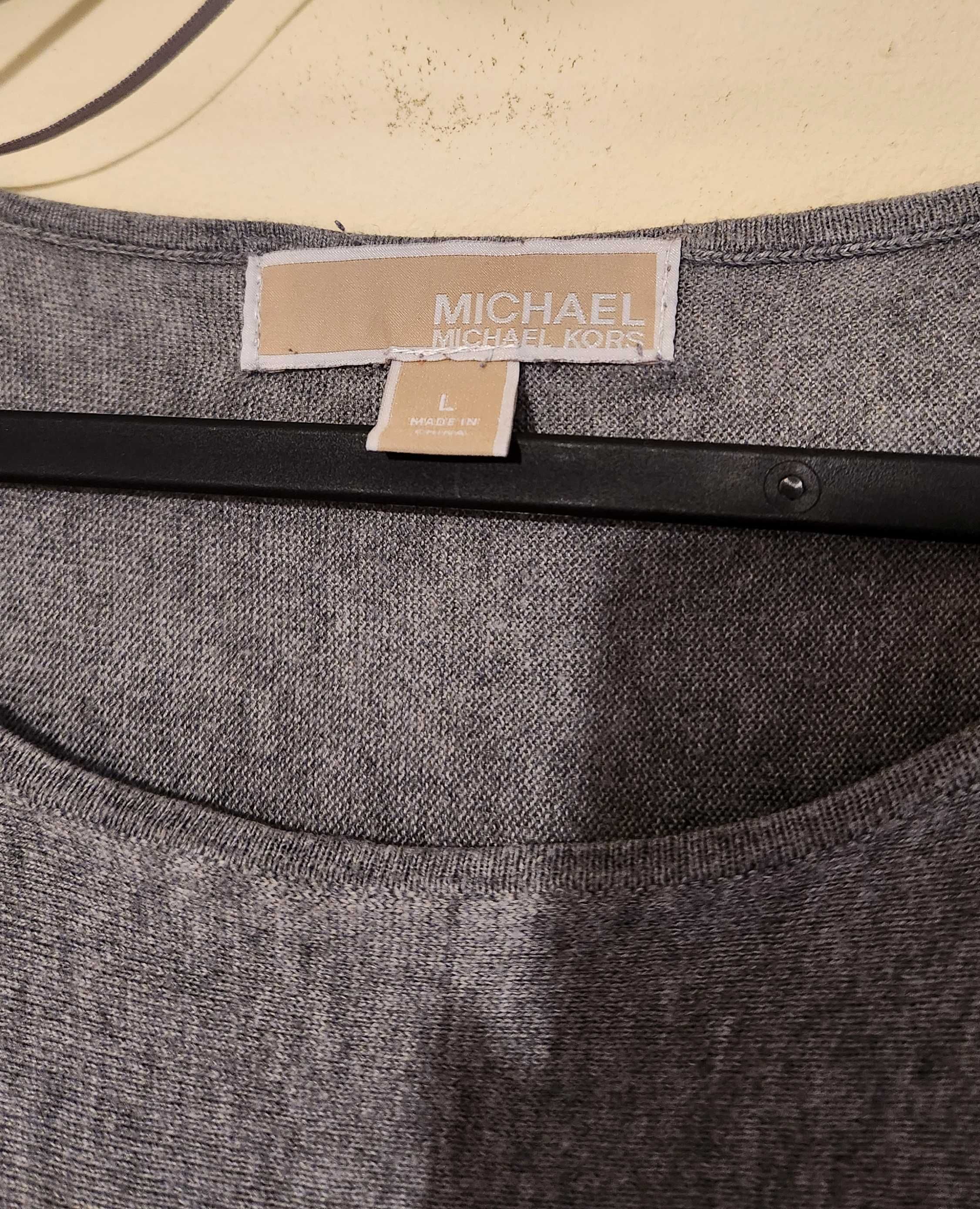 Дамски пуловер Michael Kors сив
