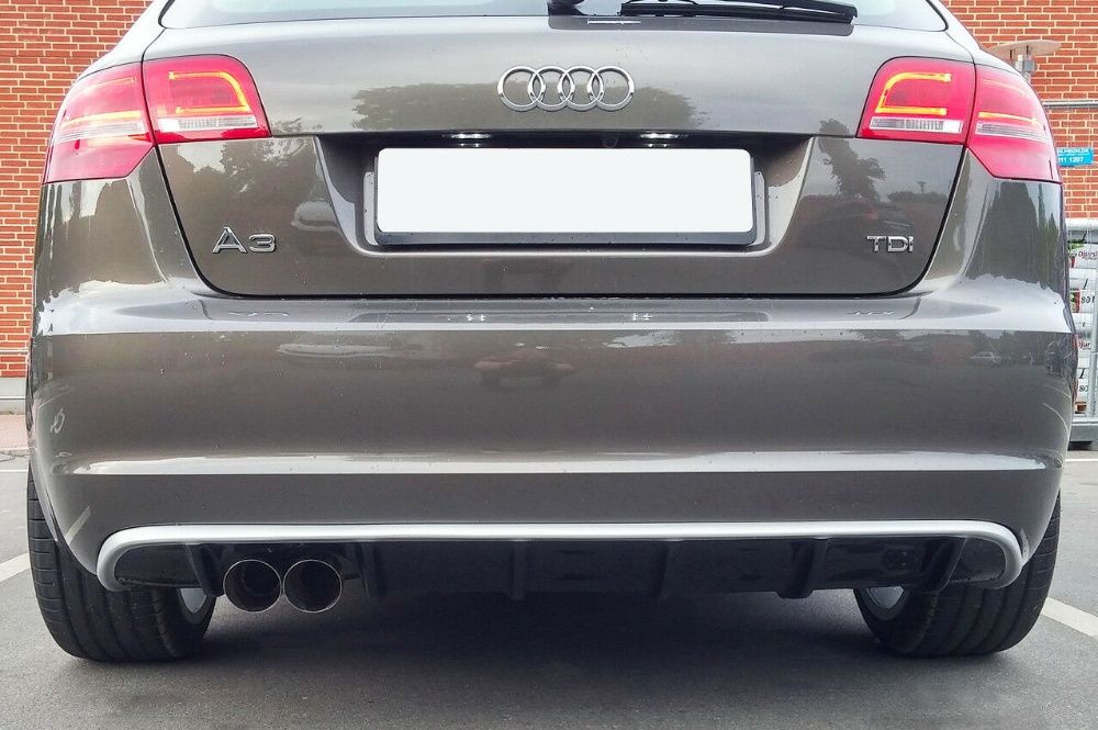 Difuzor bara spate Audi A3 8P Coupe Sportback Facelift Rs3 S3 S-line