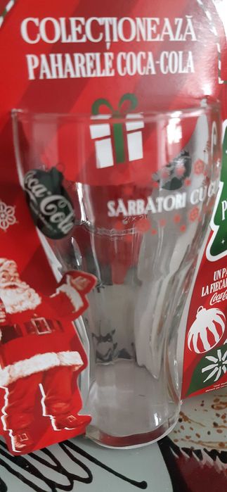 pahar coca cola de  colectie