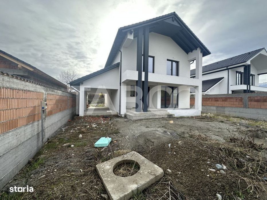 Casa individuala cu 4 camere 2 bai  – 500 mp teren 2 terase carport