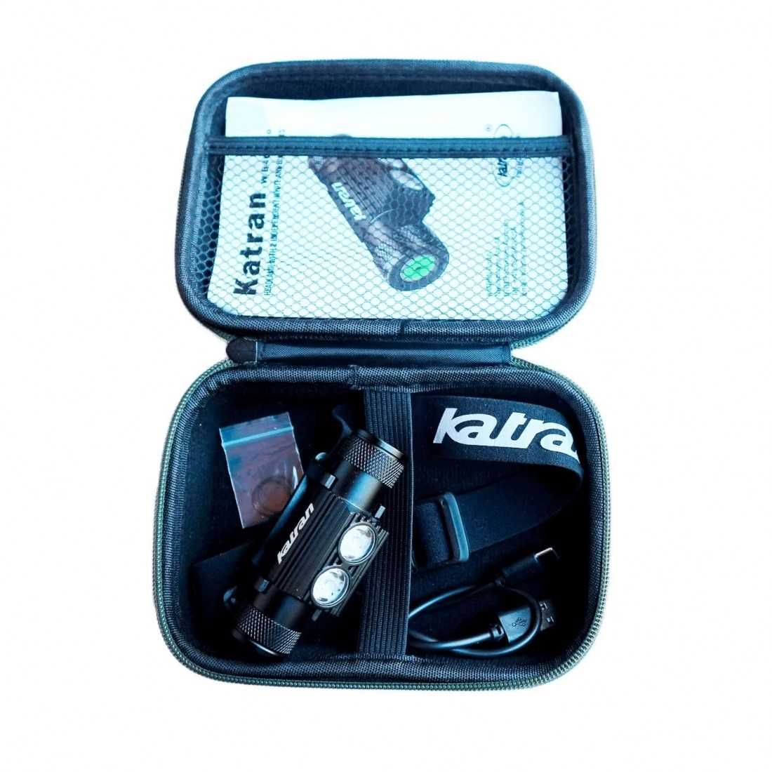 Челник KATRAN Headlamp W/B 460 PRO с 2 батерии