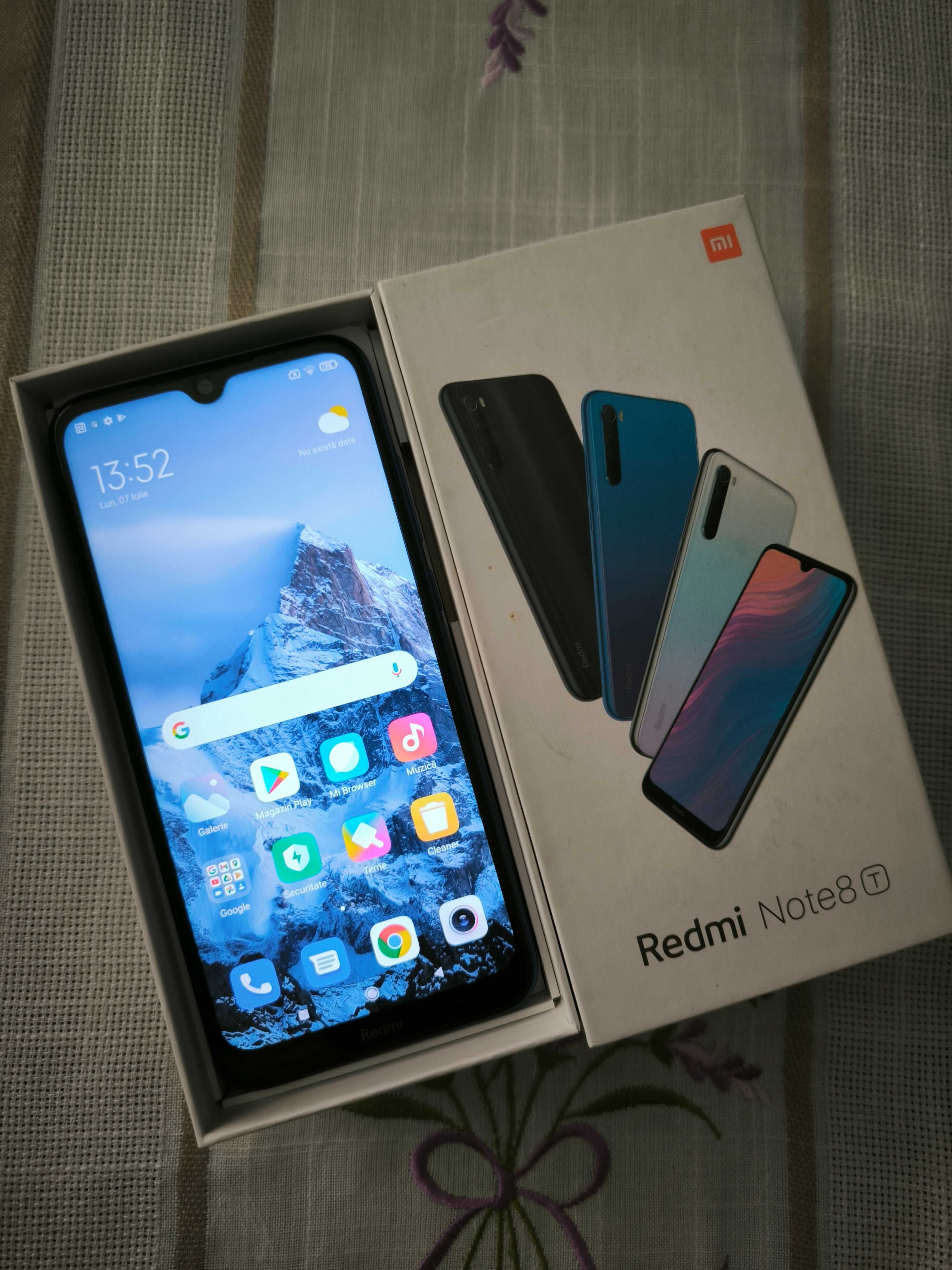 Redmi Note 8T , 64 Gb memorie interna ,4+1 ram ,IMPECABIL , IN CUTIE !