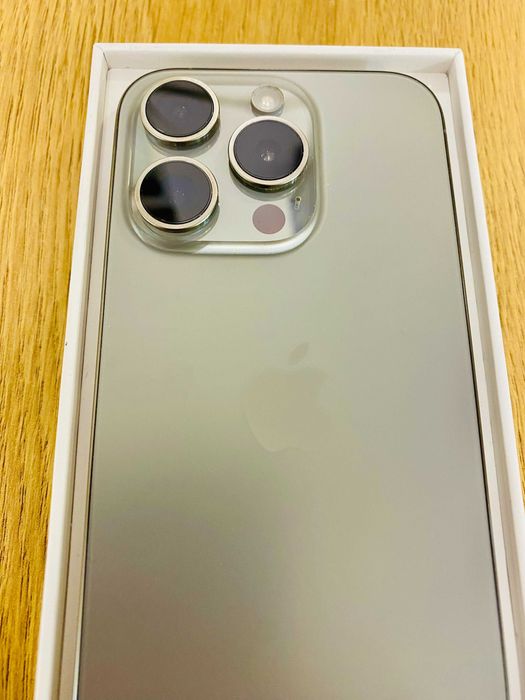 КАТО НОВ !!! Apple iPhone 15 Pro, 128GB, 5G, Natural Titanium