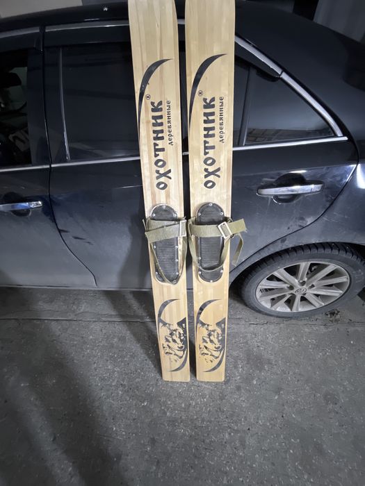 Лыжи охотничие новые.