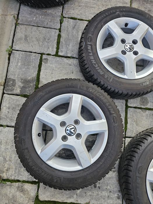 Jante originale Vw r14 cu cauciucuri de iarna