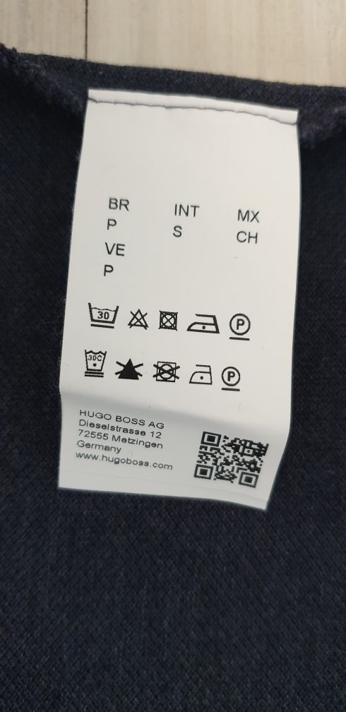 Hugo Boss Paddy Pique Cotton Regular Fit / S НОВО! ОРИГИНАЛНА Тениска!