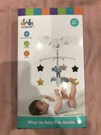 Музикална играчка за легло Мече и звездички