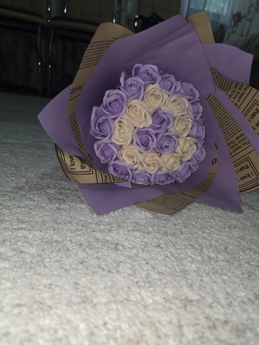 Buchet flori de săpun