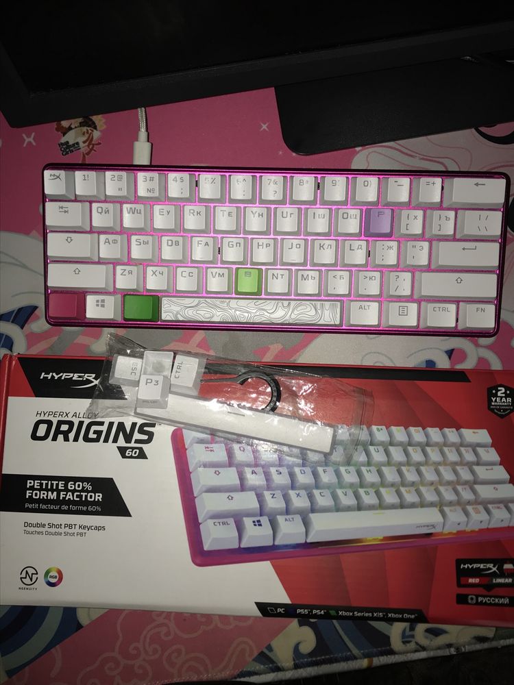 60% клавиатура HyperX