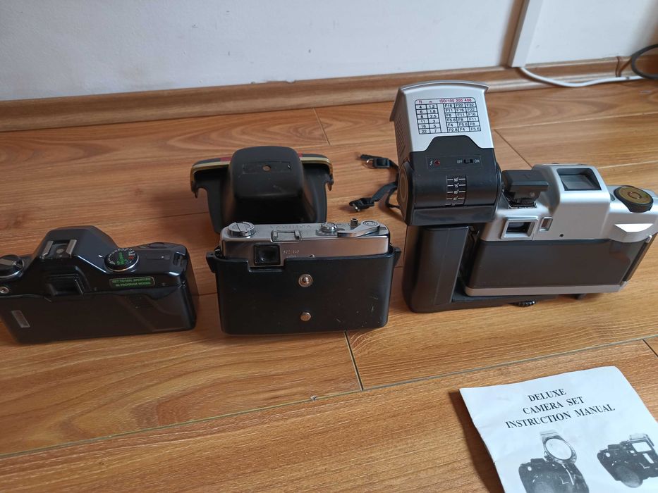 4 aparat Foto vechi: SMENA Symbol,Yashica 107,Min. III,Olympia DL2000A