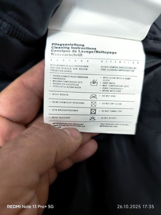 Текстилно мъжко мото яке размер М