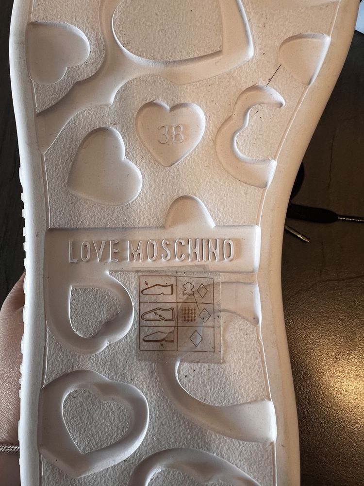 Adidasi Love Moschino piele