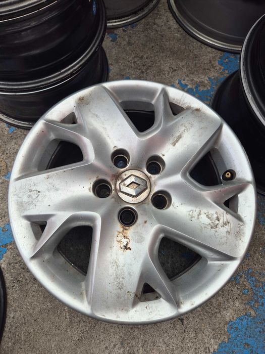 4 Jante Tabla Structurate 5x114.3 16'' OEM Renault Megane Fluence