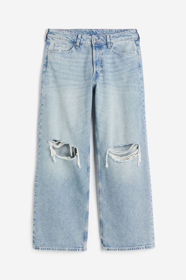 Blugi Curvy Fit Baggy Low Jeans