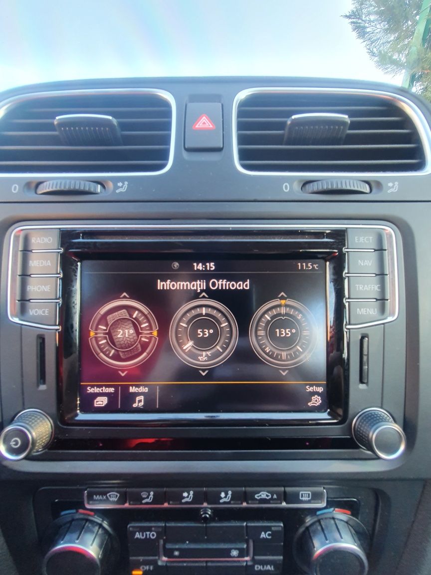 Navigatie VW, MIB2 originala,  Android Auto, Carplay, Waze