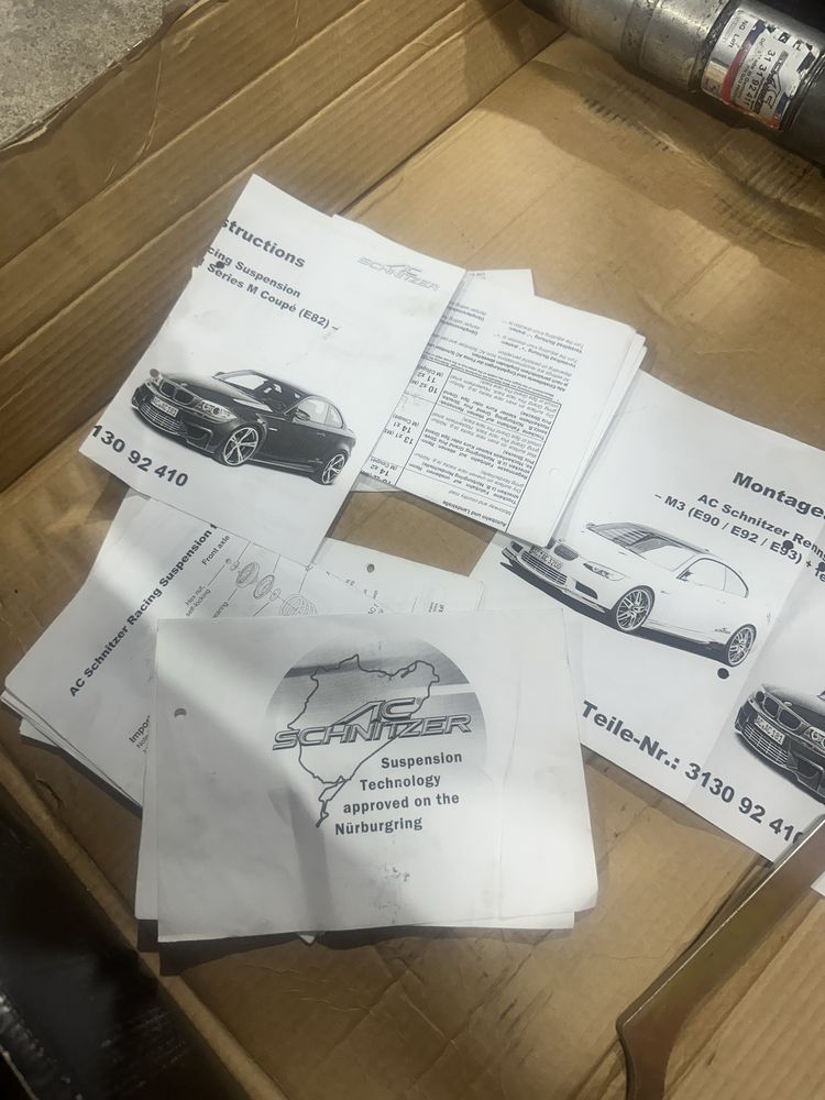 AC schnitzer спортно окачване bmw m3 е92