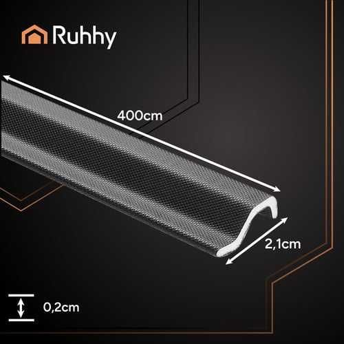 Banda etansare ferestre si usi, impermeabila, 400 x 2.1 cm, negru