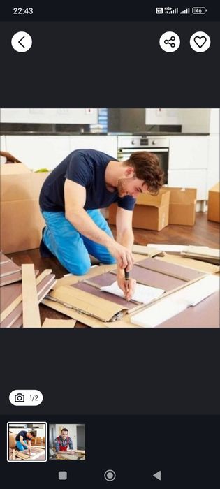 Mebel usta va terish buzish uy ko'chirishga yordam