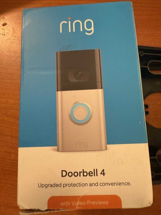 Безжичен видеодомофон звънец Ring Doorbell gen 4 WiFi на батерия