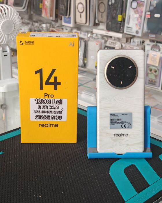 Realme 14 Pro, 8 /256 GB, Nou, Garanție