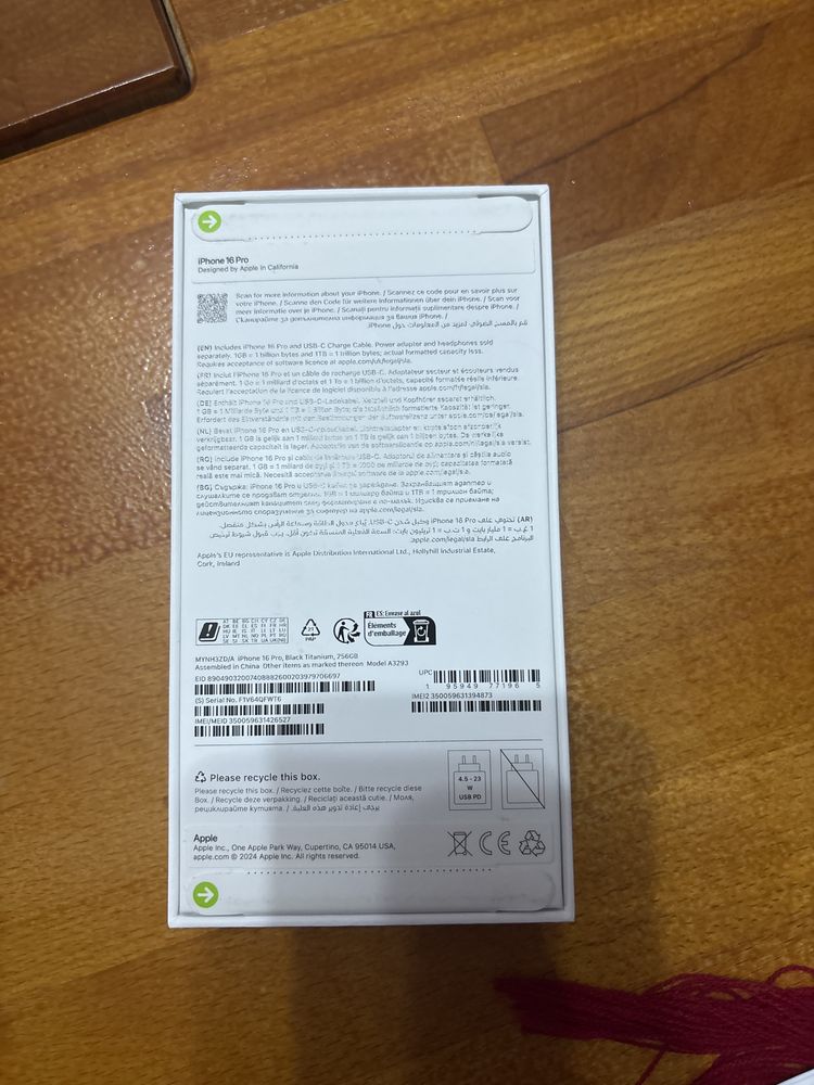 Vand Iphone 16 Pro  nou