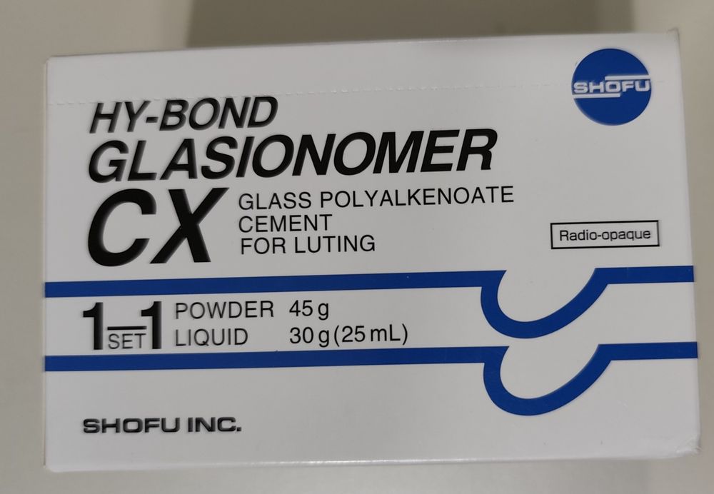 Стеклоиономерный цемент.