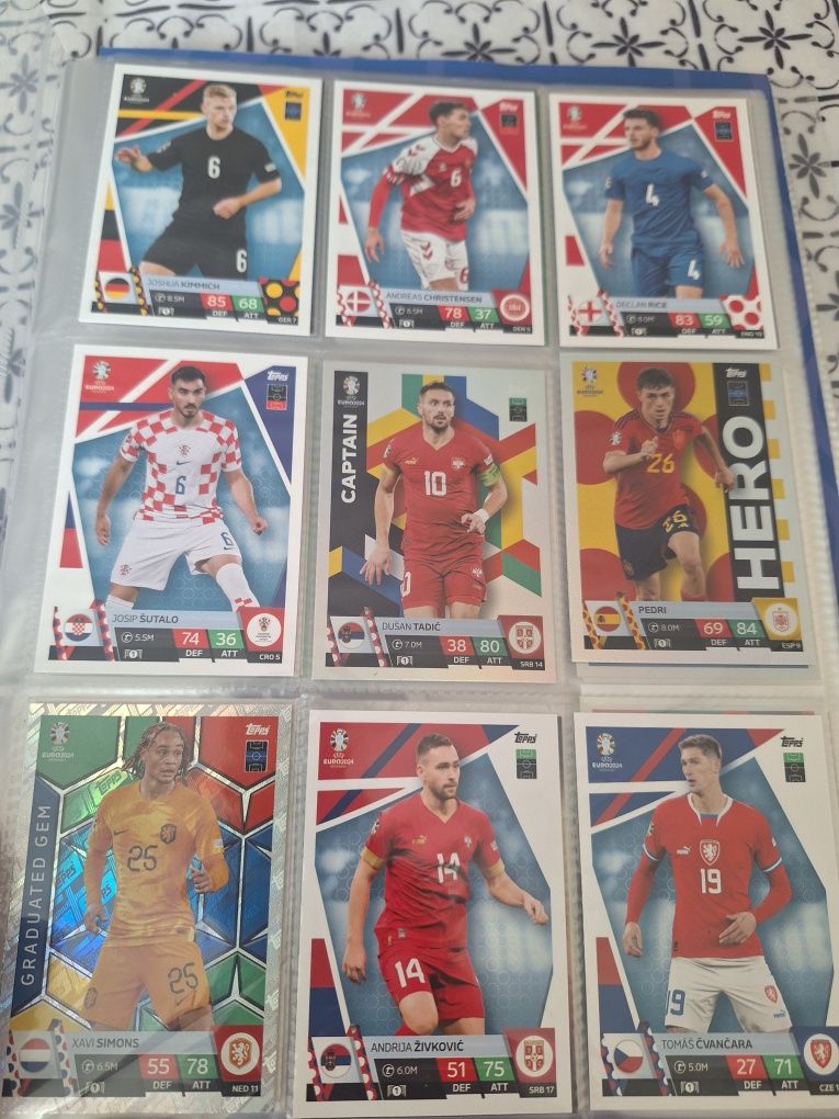 Карти за игра - Match Attax EURO 2024