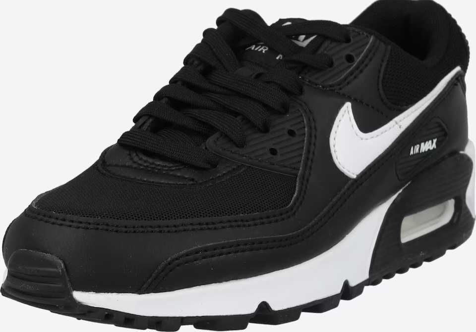 Nike Ниски маратонки 'Air Max 90' в Черно - 36