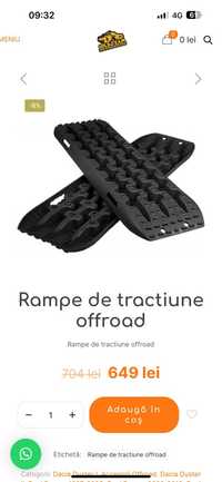 Rampe tracțiune off road