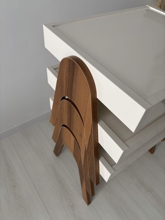 Set 3 masute cafea lemn, stivuibile! OFERTA AZI!