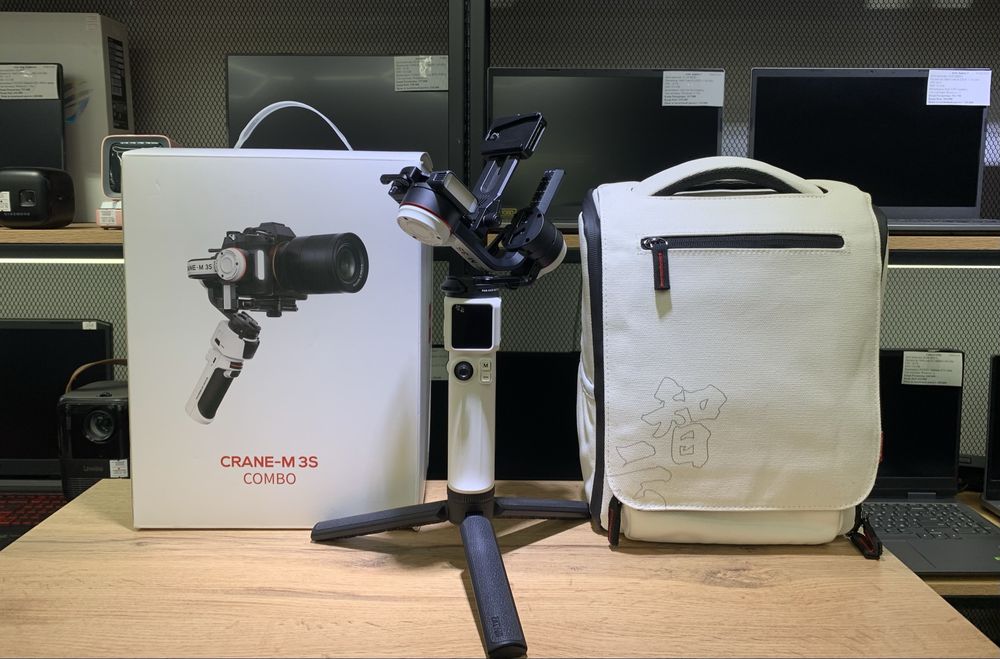 Стабилизатор Zhiyun Crane-M 3S Combo, новый, сенсорный дисплей, 0930/А