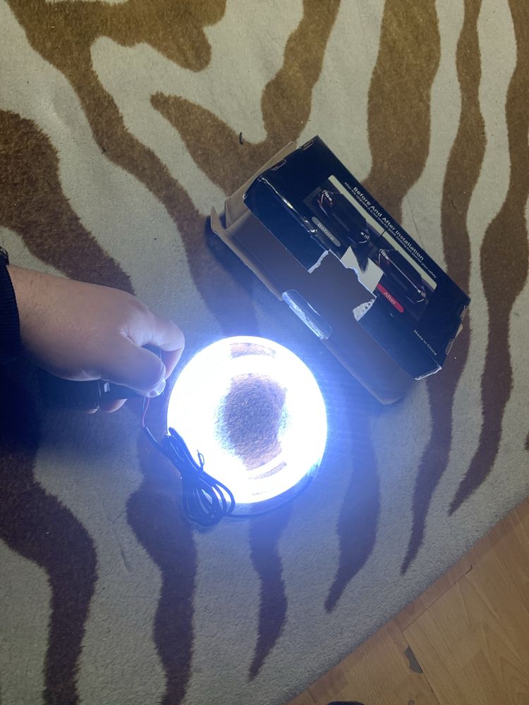 Banda led capota 150 cm +  lumini de zi drl si semnalizare