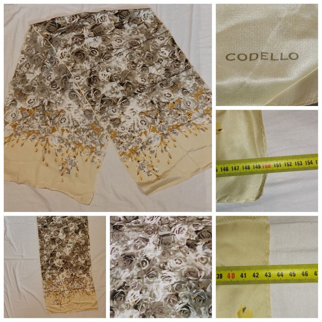 Eșarfă Codelo șal batic scarf eșarfe fular imprimeu floral