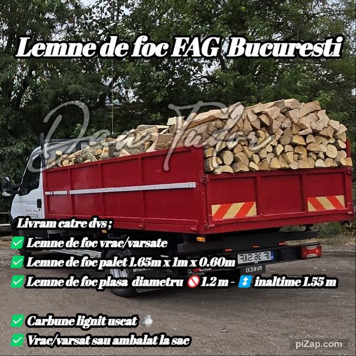Lemne de foc si carbuni lignit -Calitate si cantitate 100 %